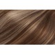 15" (40cm) Deluxe clip in human REMY hair - dark brown / blonde
