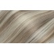 15" (40cm) Deluxe clip in human REMY hair - platinum / light brown