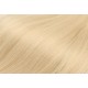 24" (60cm) Deluxe clip in human REMY hair - the lightest blonde