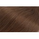 28" (70cm) Deluxe clip in human REMY hair - medium brown
