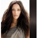 15" (40cm) Clip in human REMY hair - natural black