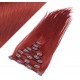 20" (50cm) Clip in human REMY hair - copper red