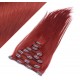 28" (70cm) Clip in human REMY hair - copper red