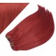 28" (70cm) Deluxe clip in human REMY hair - copper red