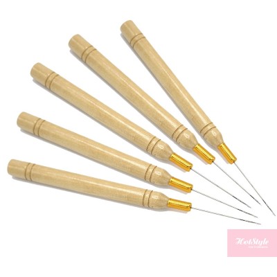 Professional hook for micro ring hair extension - 5pcs