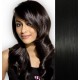 20" (50cm) Clip in human REMY hair - black