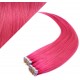 16" (40cm) Tape Hair / Tape IN human REMY hair - pink