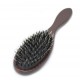 Bristle hair brush - dark brown wood