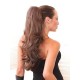 Claw/jaw clip in ponytails 24" wavy