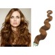 20˝ (50cm) Tape Hair / Tape IN human REMY hair wavy - light brown