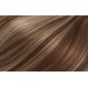 28" (70cm) Clip in human REMY hair - dark brown/blonde