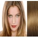 15" (40cm) Clip in human REMY hair 100g - light brown