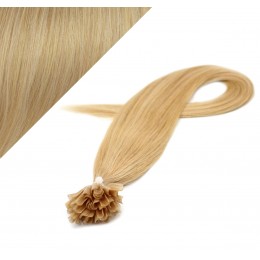 20" (50cm) Nail tip / U tip human hair pre bonded extensions - natural blonde