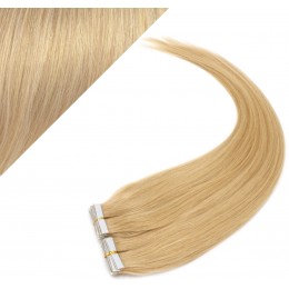 24" (60cm) Tape Hair / Tape IN human REMY hair - natural blonde