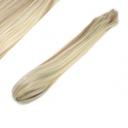 Claw ponytail 24" straight - platinum/light brown