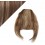 Clip in human hair bangs/fringes