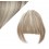 Clip in human hair bangs/fringes